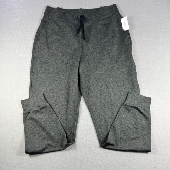 Spanx Skysoft Slim Jogger 1X 1T Gray Heathered Moisture Wicking Pants 50755T NEW - Picture 2 of 8